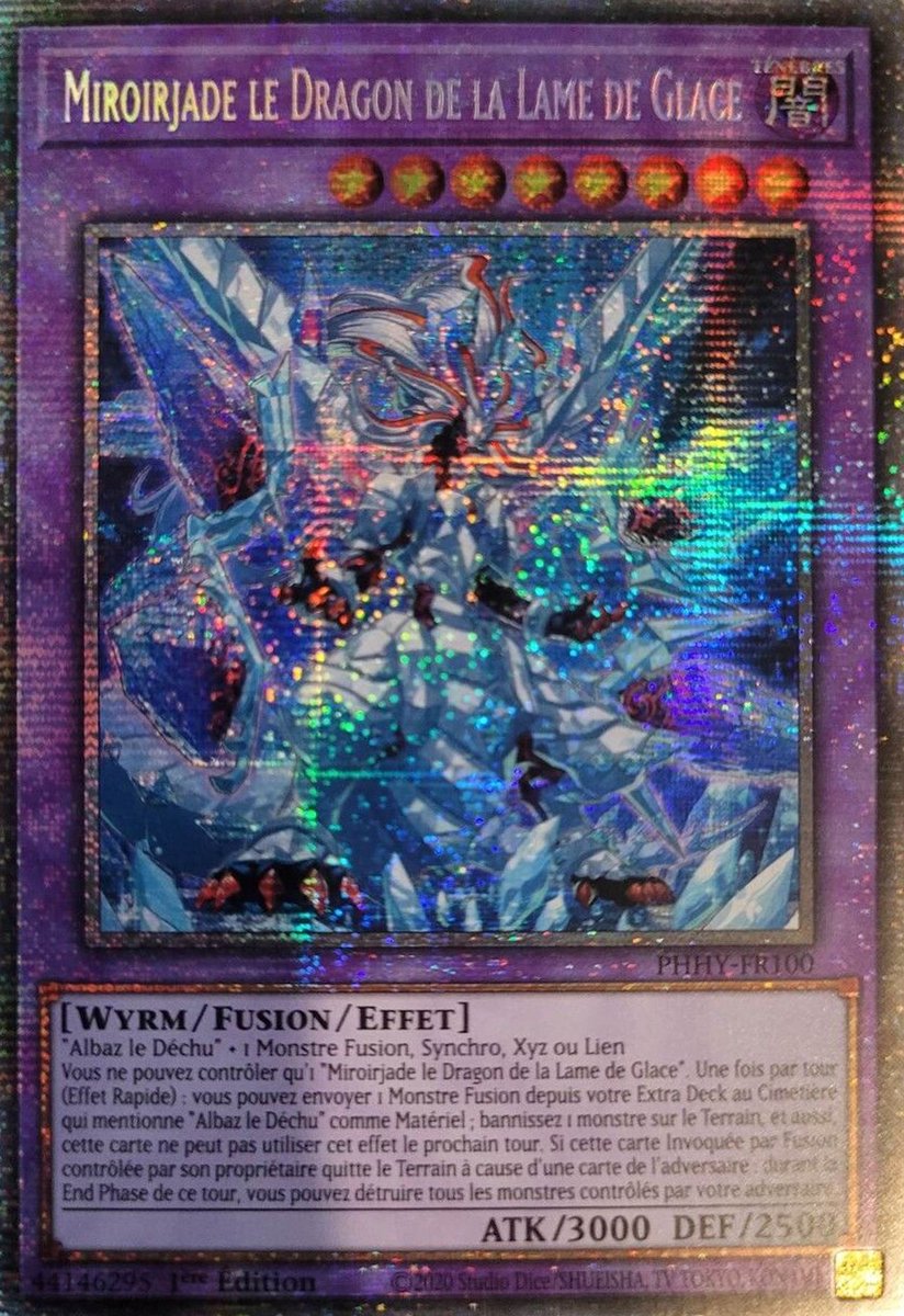 Miroirjade le Dragon de la Lame de Glace