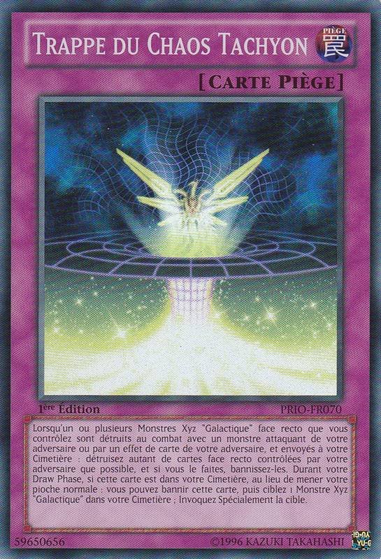 Trappe du Chaos Tachyon