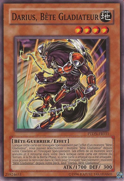 Darius, Bête Gladiateur