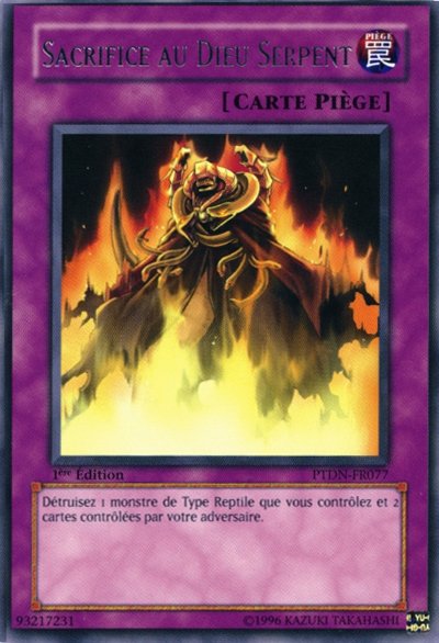 Sacrifice au Dieu Serpent