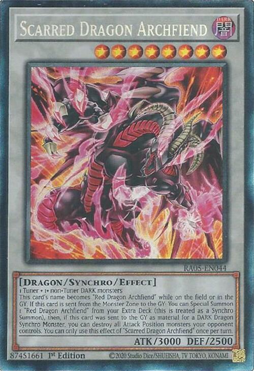 Dragon Rouge Archdémon Meurtri (Scarred Dragon Archfiend) - Carte 