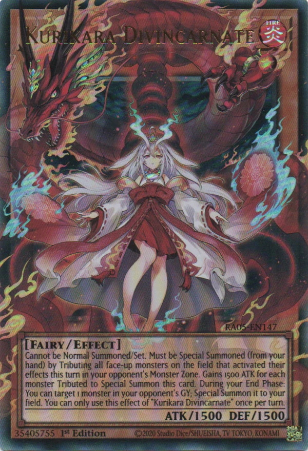 遊戯王OCG KURIKARA DIVINCARNATE JP031 Kurikara Divincarnate - Yu-Gi-Oh! card (46800) | Playin