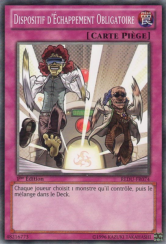 Dispositif D'Échappement Obligatoire