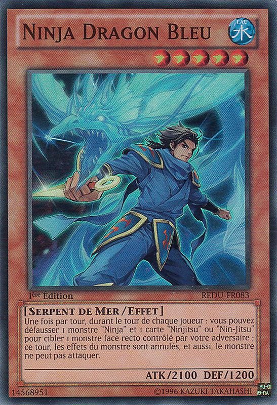Ninja Dragon Bleu