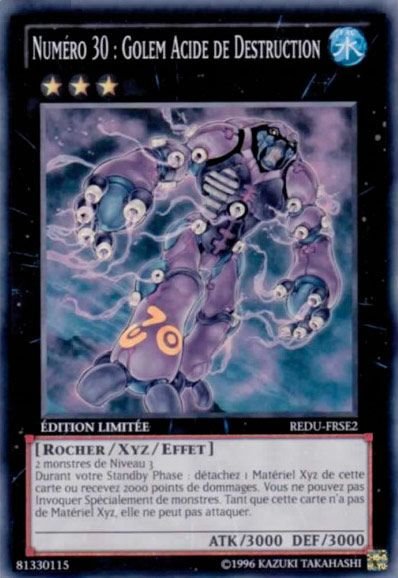 Numéro 30 : Golem Acide de Destruction