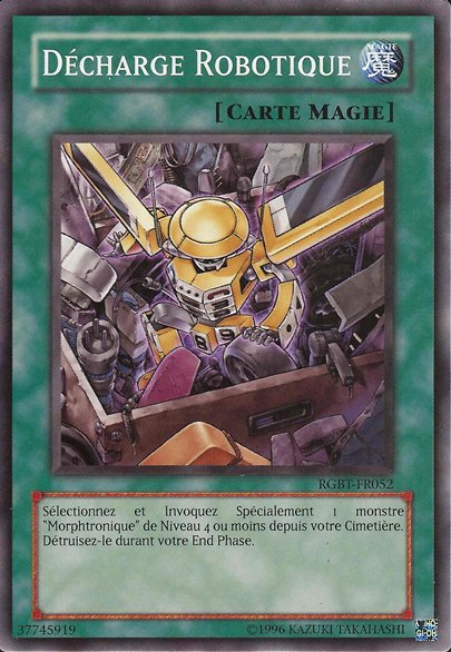 Décharge Robotique