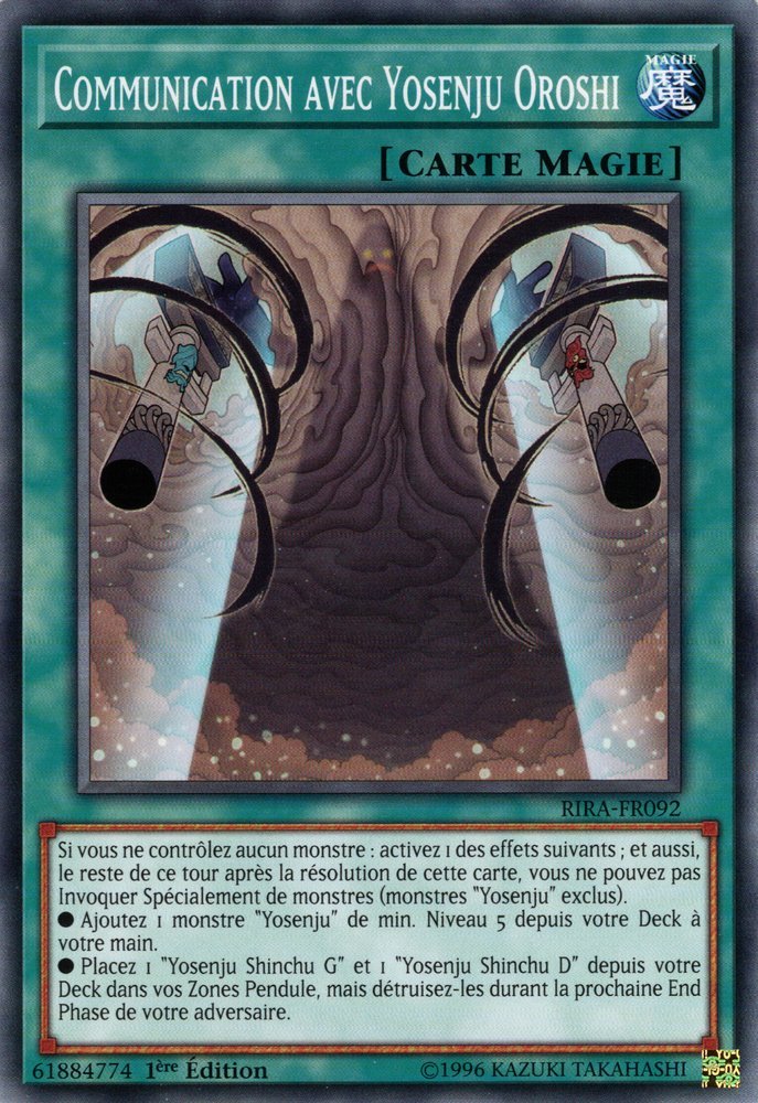 Yosenju Oroshi Channeling