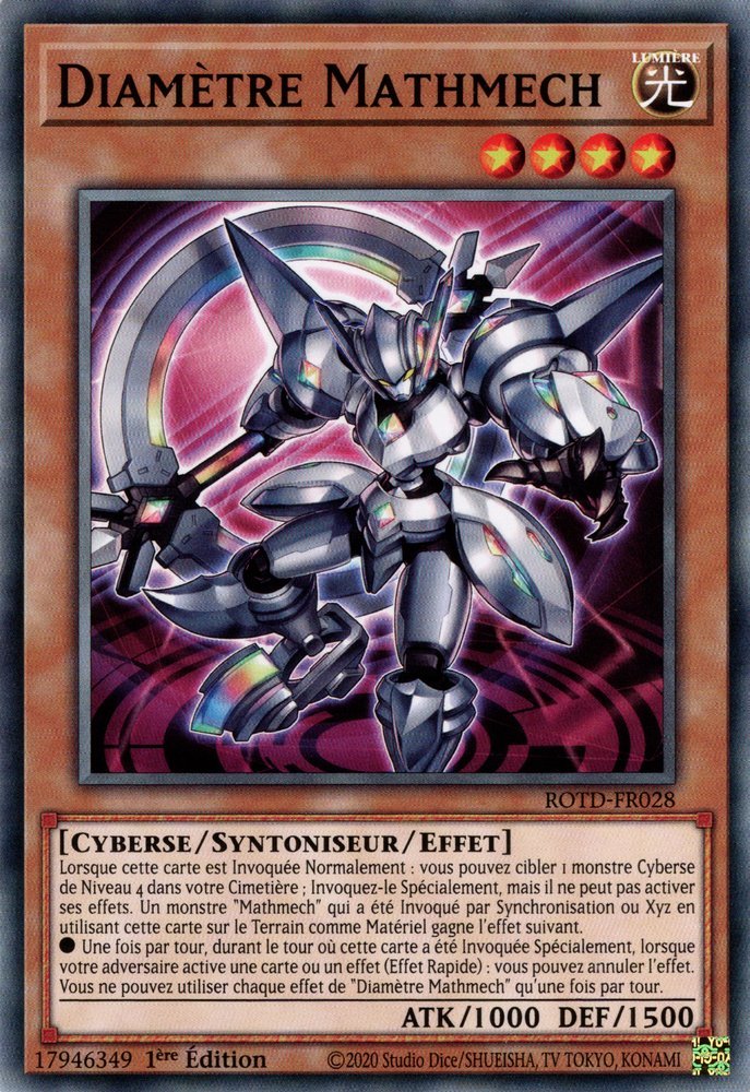 Diamètre Mathmech