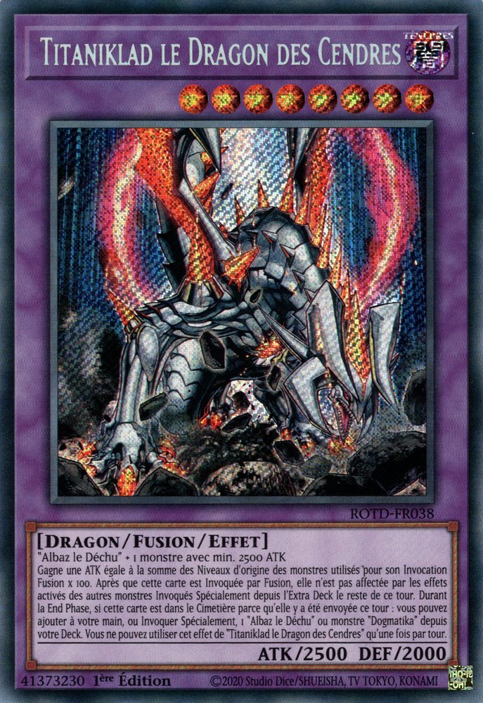 Titaniklad le Dragon des Cendres