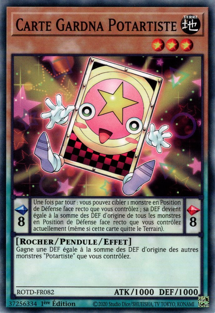 Carte Gardna Potartiste