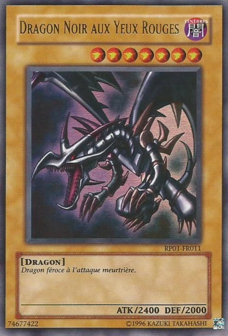 Dragon Noir Aux Yeux Rouges