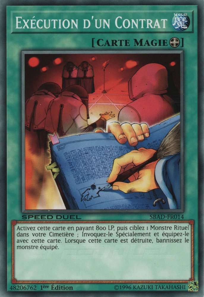 Exécution d'un Contrat