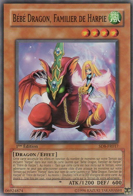 Bébé Dragon, Familier de Harpie