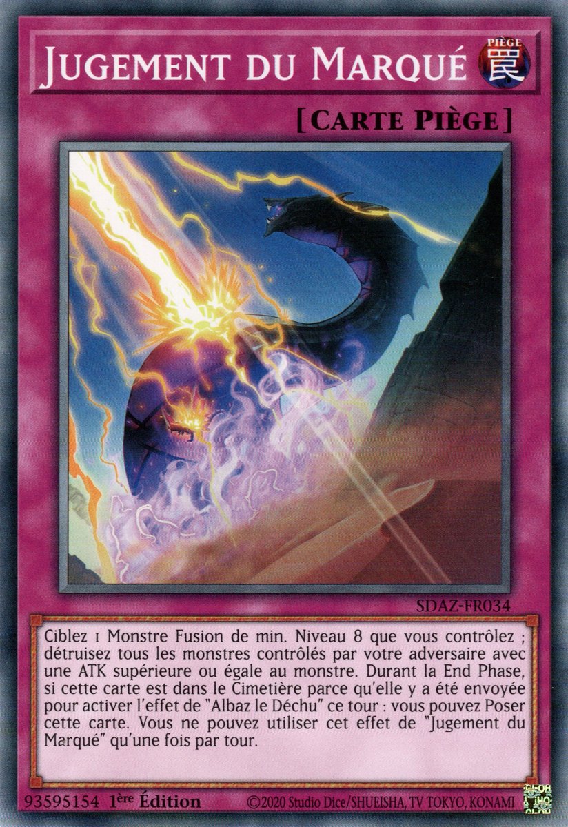 Jugement du Marqué