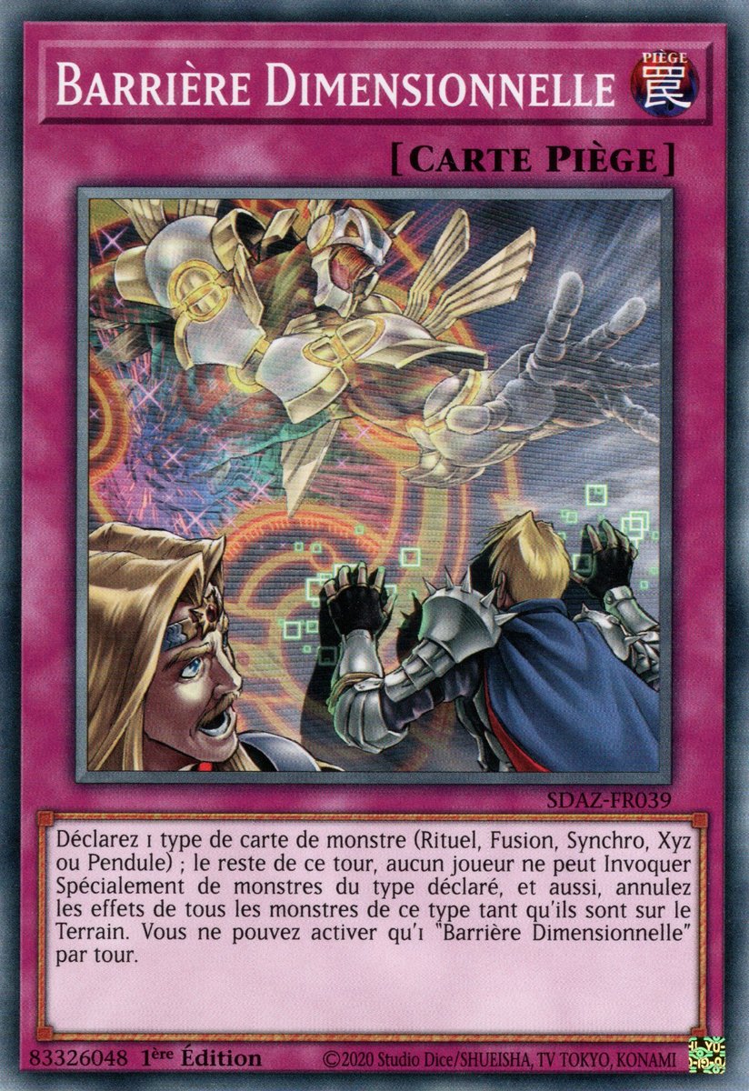 Barrière Dimensionnelle