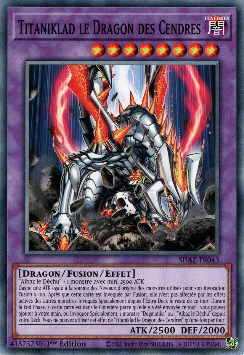 Titaniklad le Dragon des Cendres