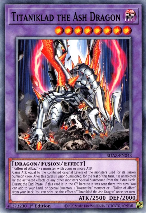 Titaniklad le Dragon des Cendres