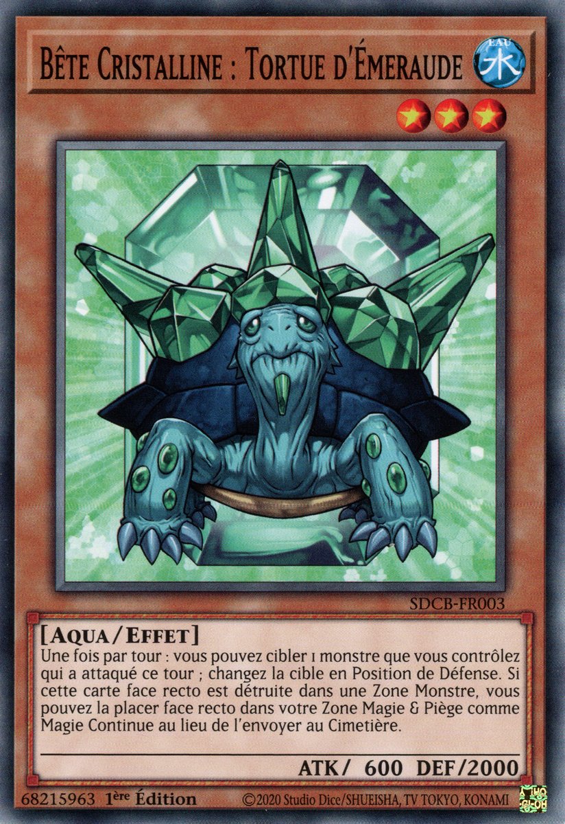 Crystal Beast Emerald Tortoise