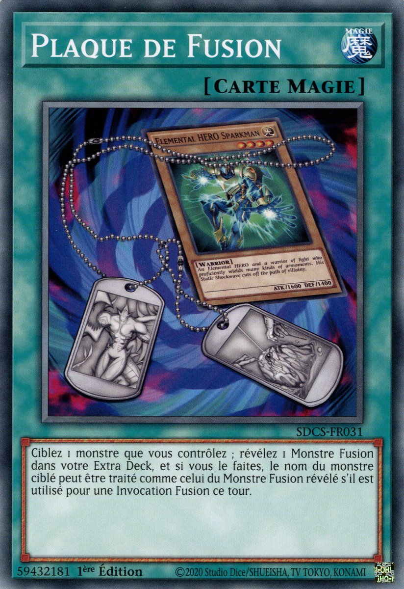 Plaque de Fusion
