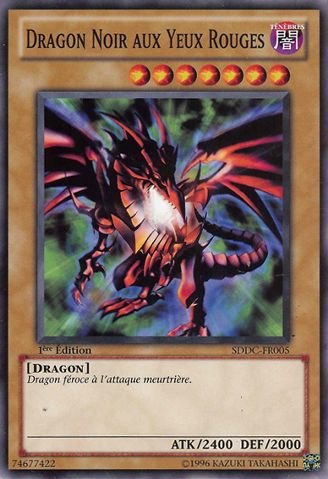 Dragon Noir Aux Yeux Rouges