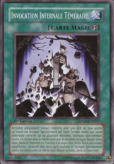 Invocation Infernale Téméraire