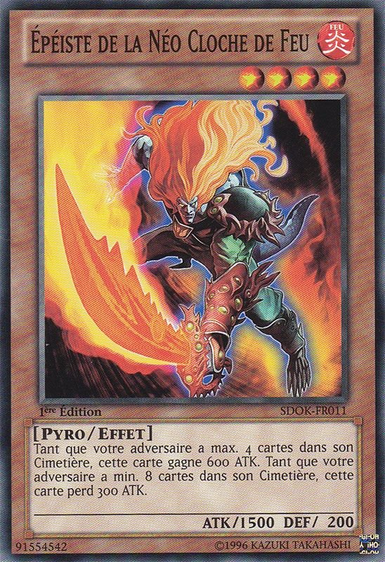 Epéiste de la Néo Cloche de Feu