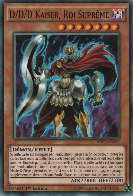 D/D/D Kaiser, Roi Suprême