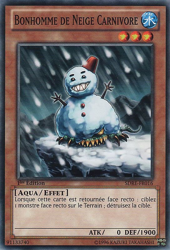 Bonhomme de Neige Carnivore