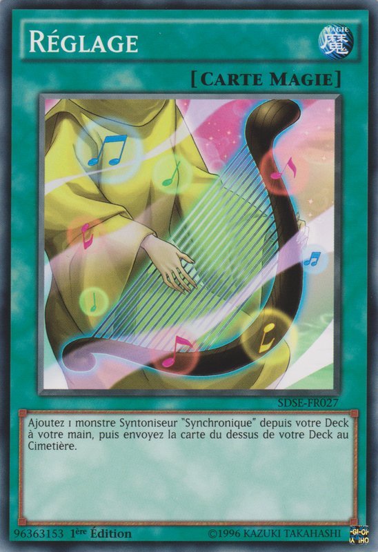 Réglage