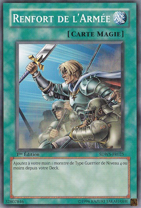 Renfort de l'Armée