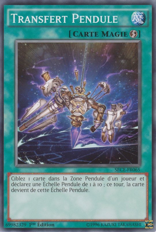 Transfert Pendule
