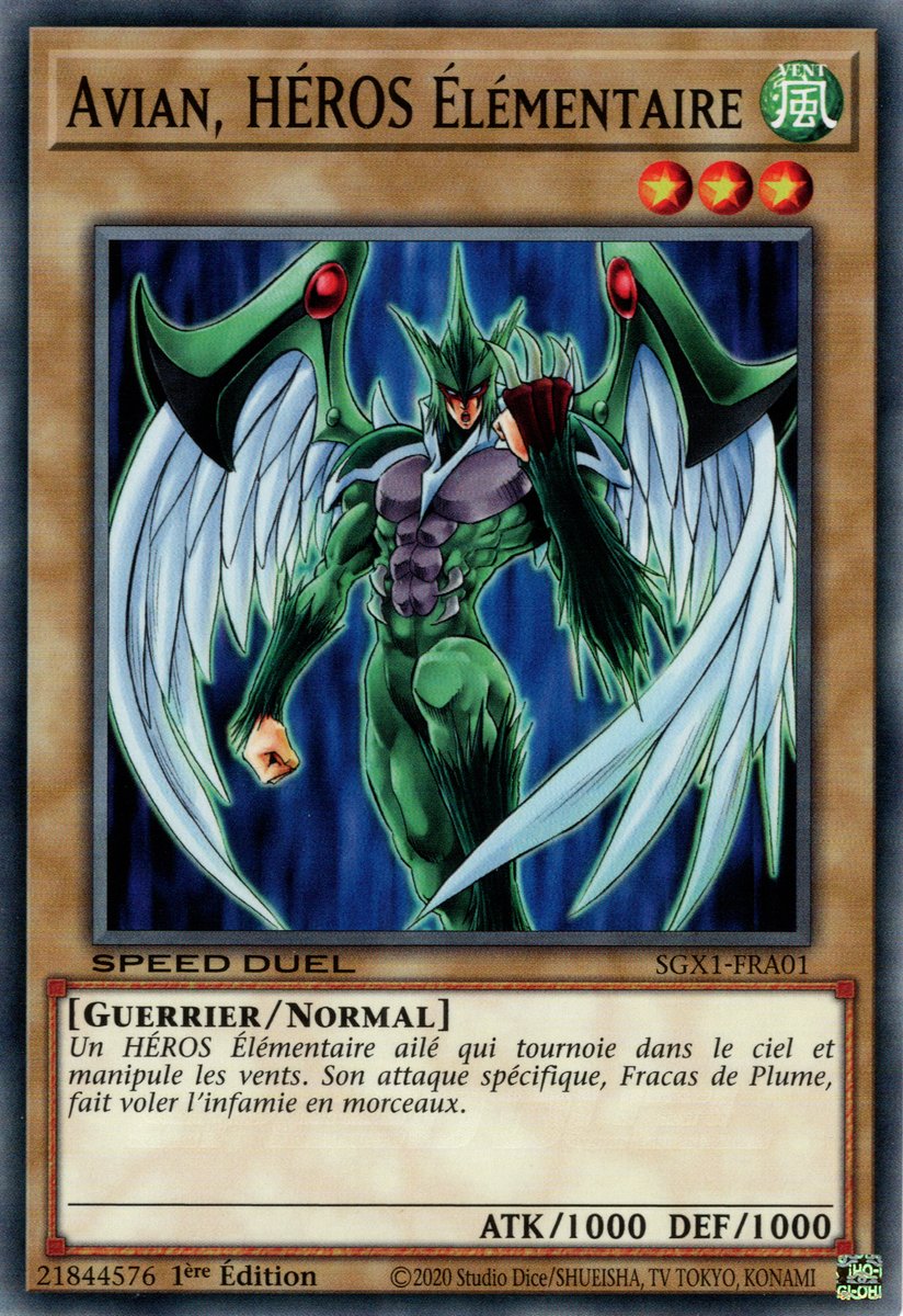 Avian, Héros Elémentaire