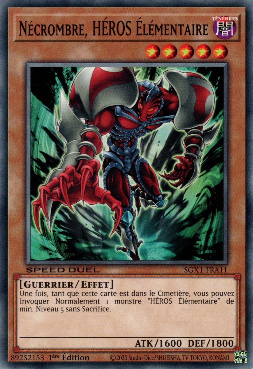 Nécrombre, Héros Elémentaire