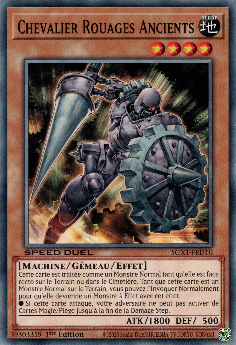 Chevalier Rouages Ancients