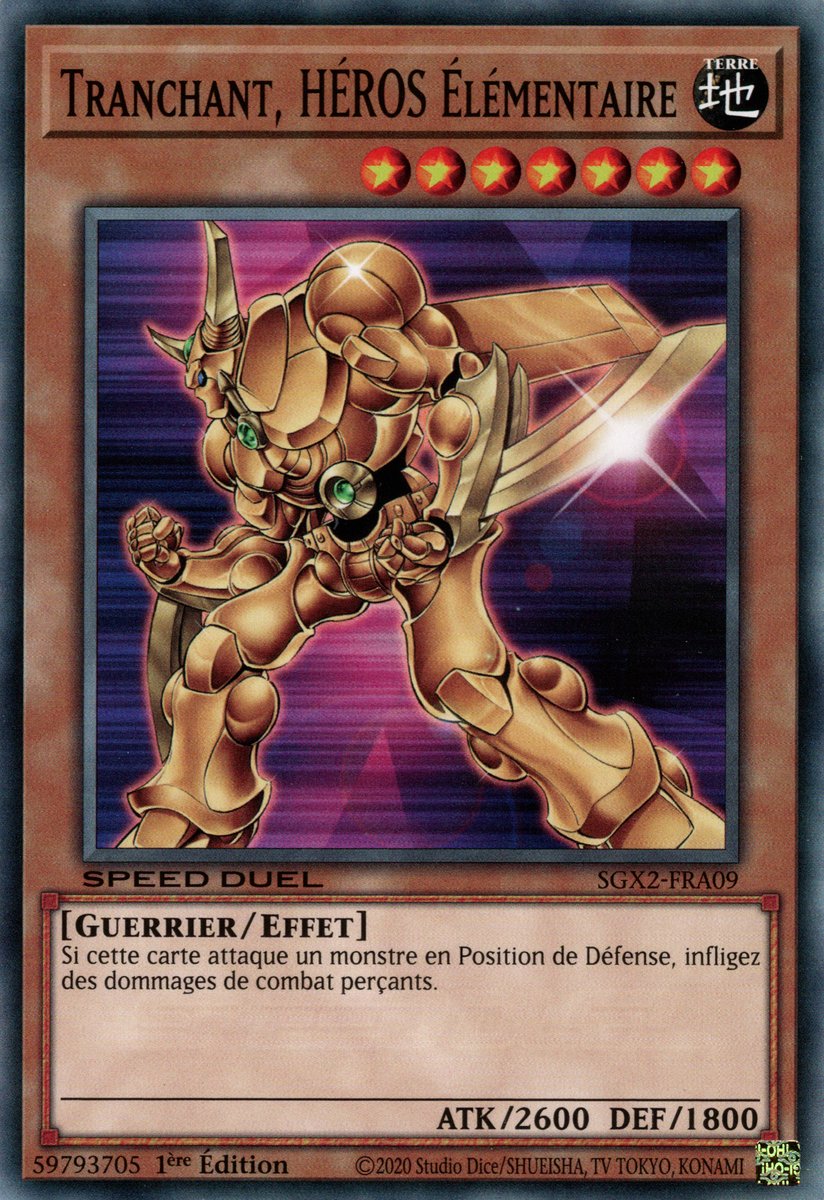 Tranchant, HEROS Elémentaire