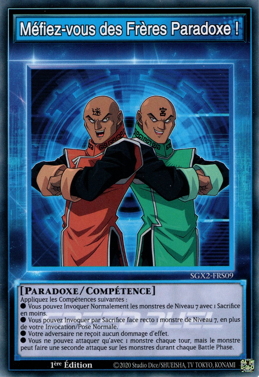 Beware the Brothers Paradox! (Skill)