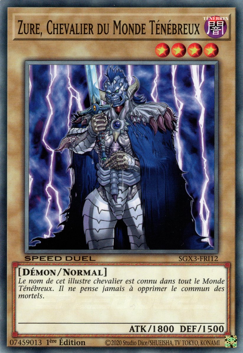 Zure, Chevalier du Monde Ténébreux