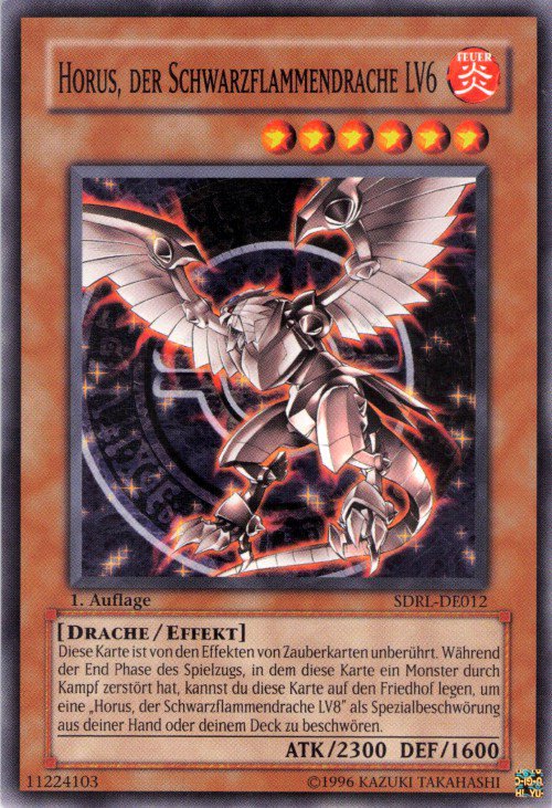 Horus the Black Flame Dragon LV6