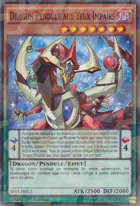 Dragon Pendule aux Yeux Impairs