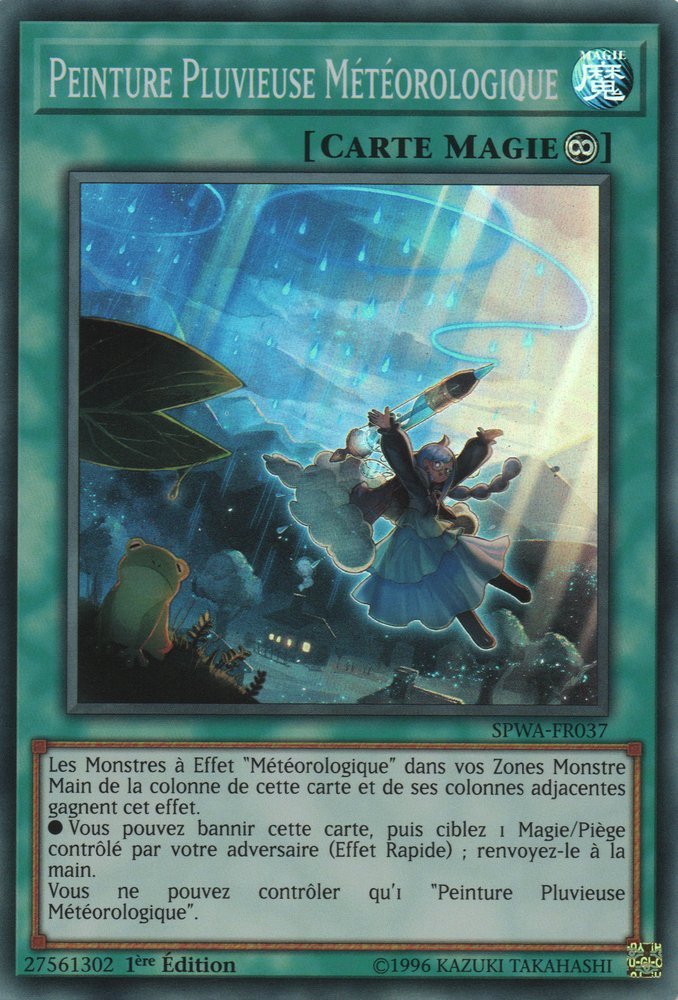 Peinture Pluvieuse Météorologique