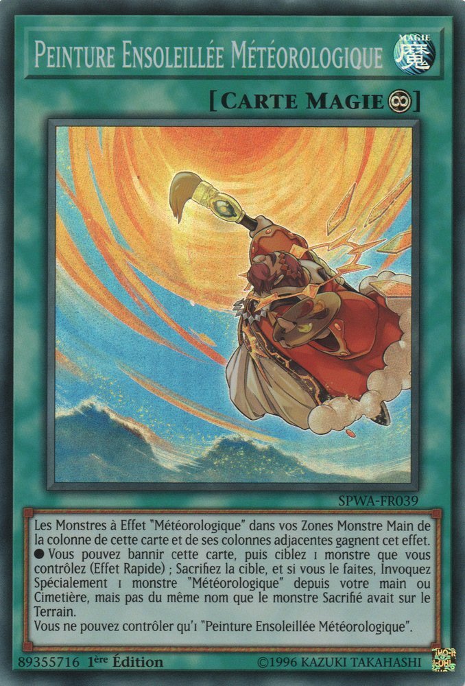 Peinture Ensoleillée Météorologique