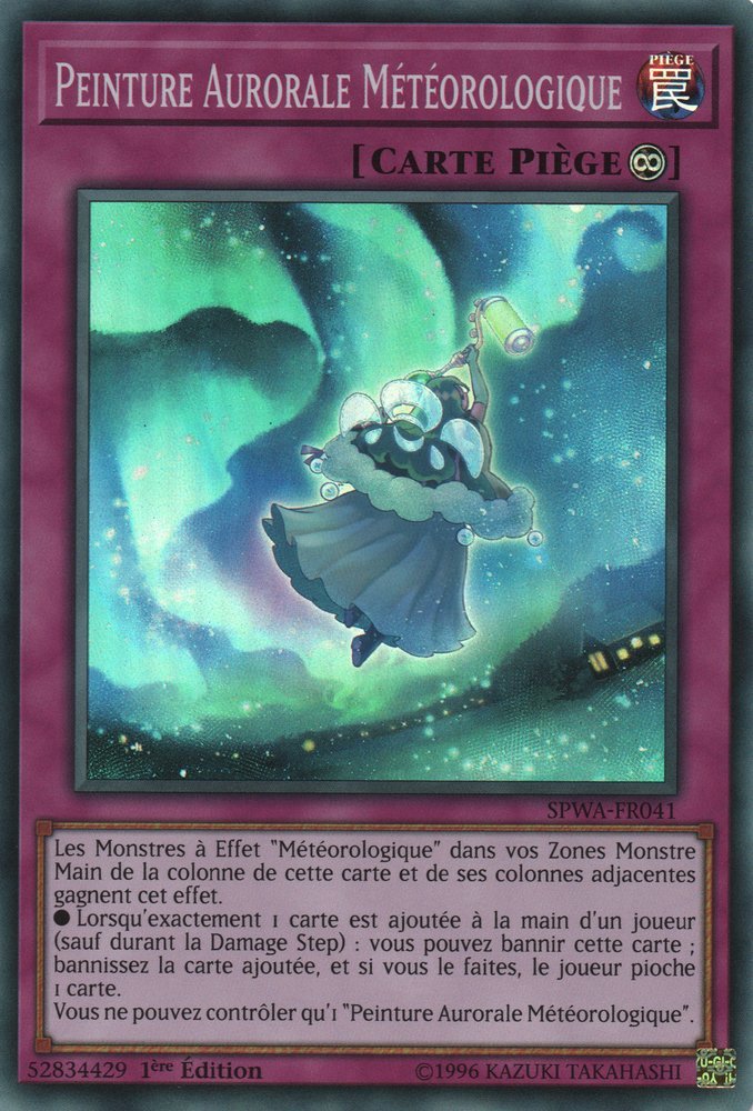 Peinture Aurorale Météorologique