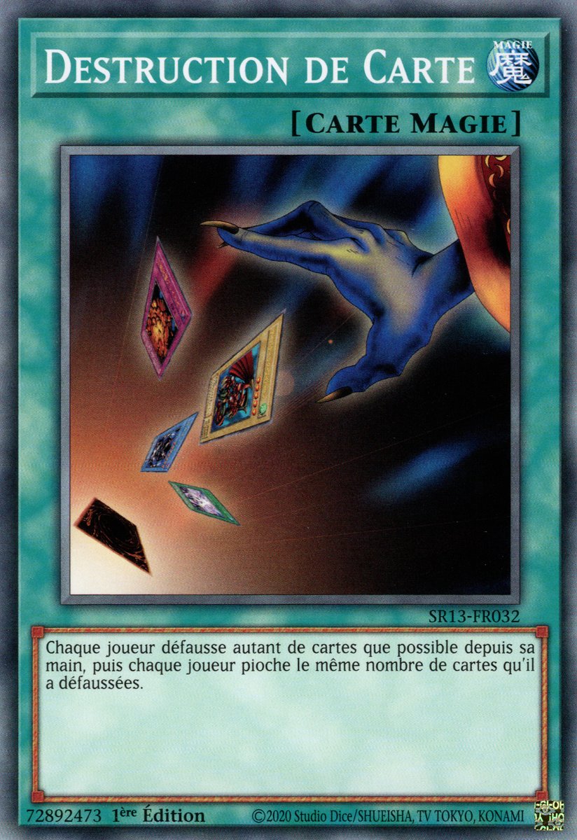 Destruction de Carte