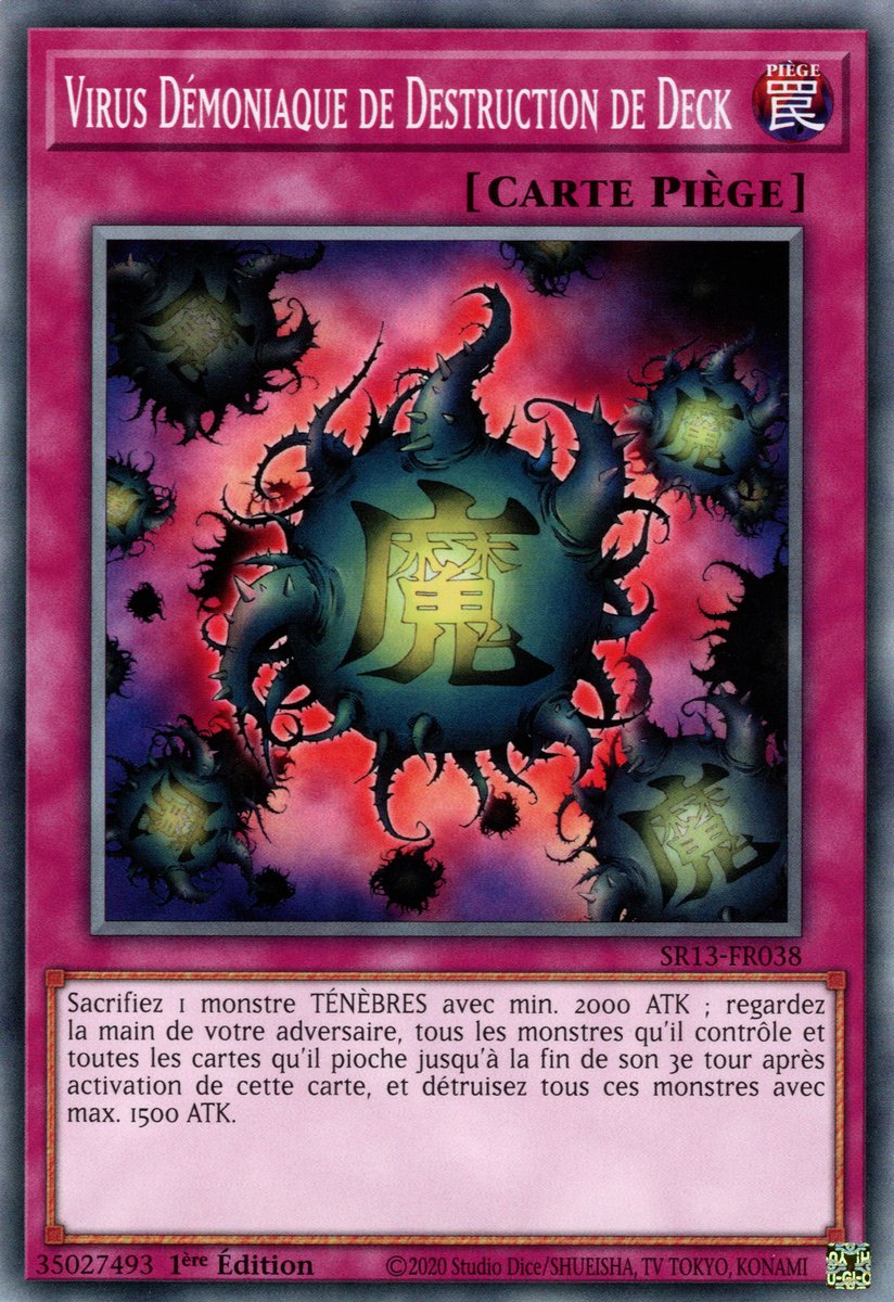 Virus Démoniaque de Destruction de Deck