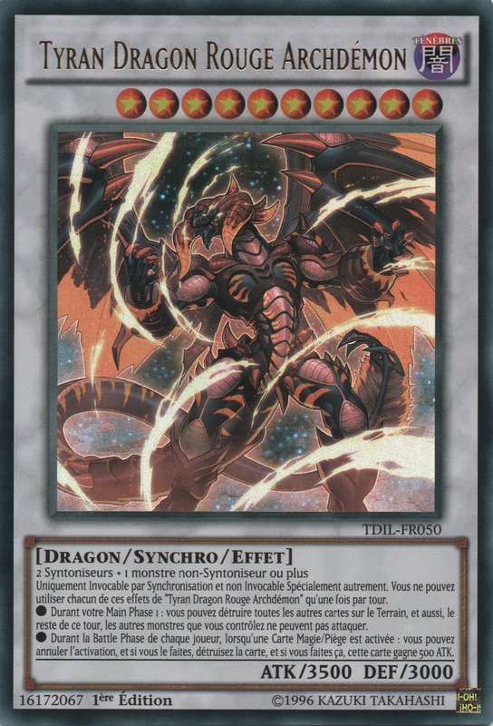 Tyrant Red Dragon Archfiend