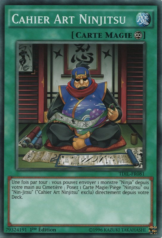 Cahier Art Ninjitsu