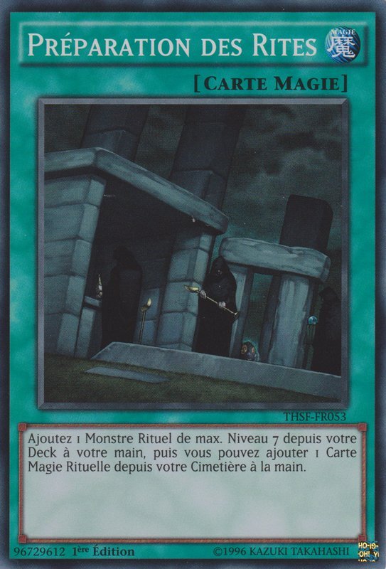 Préparation des Rites
