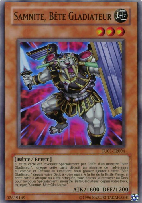 Samnite, Bête Gladiateur