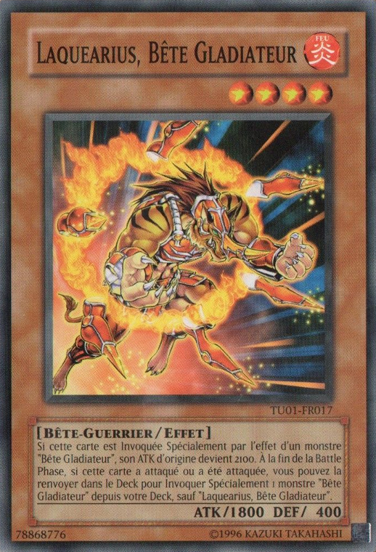 Laquearius, Bête Gladiateur