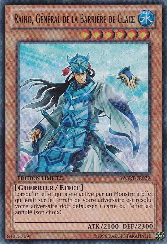 Raiho, Général de la Barrière de Glace